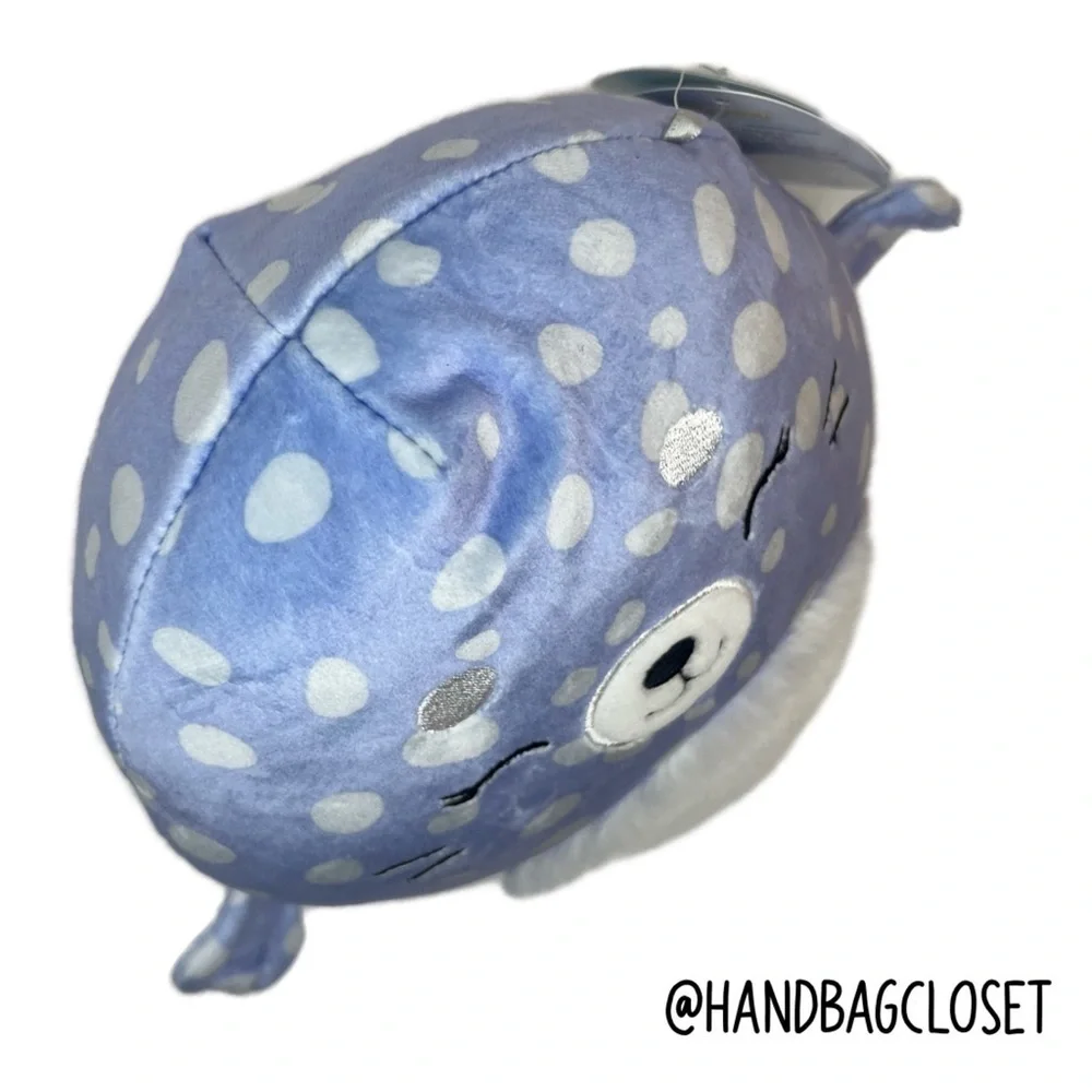 Squishmallow Gianna Periwinkle Purple Spotted Seal Plushie Stuffed Animal NWT